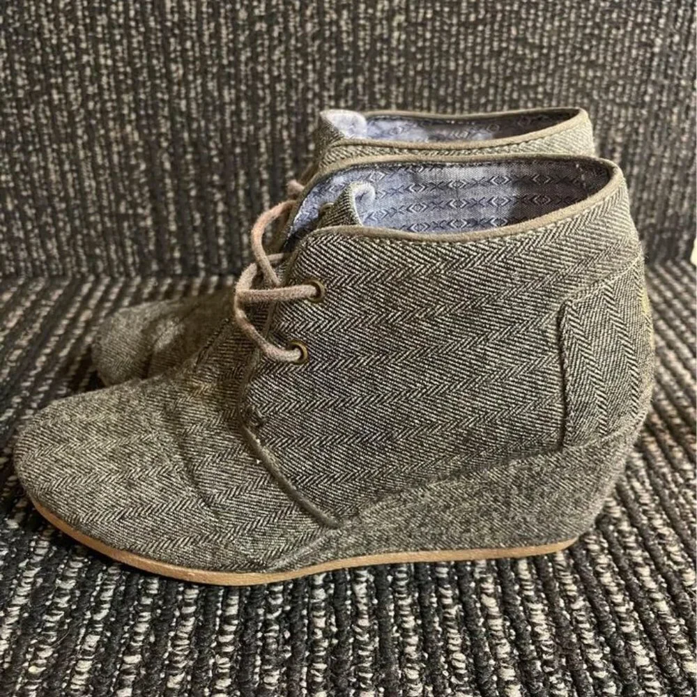 Toms Gray Ankle Boots